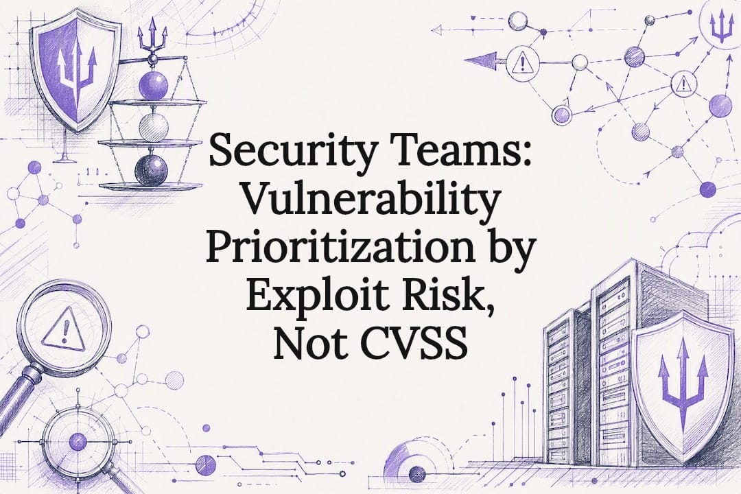 Decorative vulnerability prioritization title card