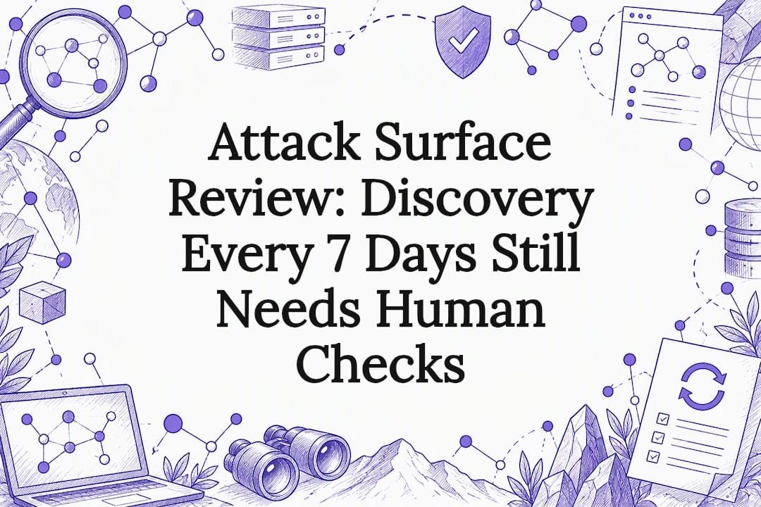 Hand-drawn security review title card