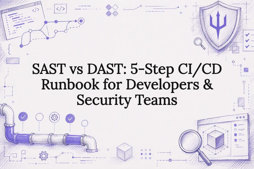 SAST DAST CI/CD runbook title card